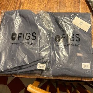 Figs scrubs, brand new - Women’s Space Navy Zamora Petite Large pants and top